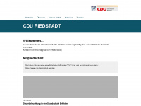 cdu-riedstadt.de Webseite Vorschau
