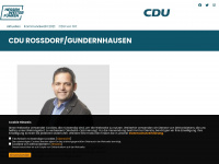cdu-rossdorf.de Webseite Vorschau
