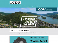 cdu-lorch.de Webseite Vorschau