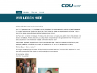 cdu-taunusstein.de Webseite Vorschau
