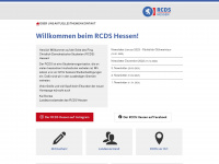 rcds-hessen.de Webseite Vorschau