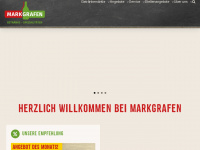 markgrafen.com Webseite Vorschau