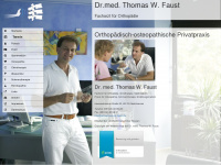 orthopraxis-dr-faust.de Webseite Vorschau