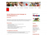 cgil-bildungswerk.de Webseite Vorschau