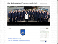 chor-der-hwsp.de Webseite Vorschau