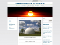 sonnenobservatorium.de Webseite Vorschau