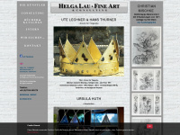 helgalaufineart.com Webseite Vorschau