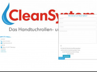 cleansystem.de Webseite Vorschau