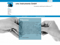 cmc-instruments.de Webseite Vorschau