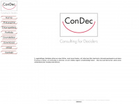 condec.de Webseite Vorschau