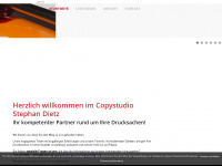 copystudio.de Webseite Vorschau