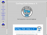 curling-club-unna.de Webseite Vorschau