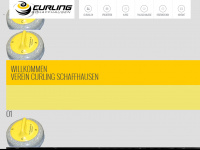 curling-sh.ch Webseite Vorschau