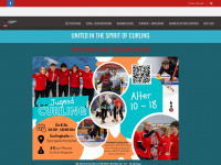 curlingclub.at Webseite Vorschau