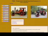fdm-hanau.de Webseite Vorschau