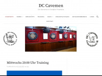 dc-cavemen.de Webseite Vorschau