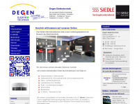degen-elektrotechnik.de Webseite Vorschau