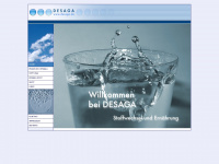desaga.de Webseite Vorschau