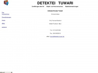 detektei-tuwari.de Webseite Vorschau
