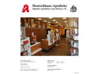 deutschhaus-apotheke.de Webseite Vorschau