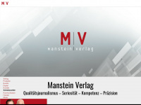 manstein.at Webseite Vorschau