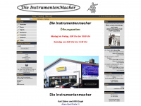 instrumentenmacher-shop.de Webseite Vorschau