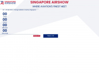 singaporeairshow.com Webseite Vorschau