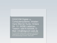 digicom-web.de Webseite Vorschau