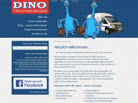 dino-trocknungen.de Webseite Vorschau