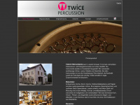 twicepercussion.ch Webseite Vorschau
