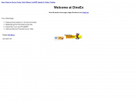 dinoex.net Webseite Vorschau