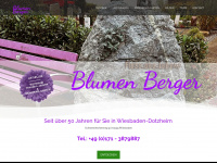 blumen-berger.de Webseite Vorschau