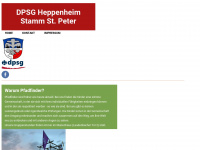 dpsg-heppenheim.de Webseite Vorschau