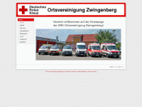 drk-zwingenberg.de Webseite Vorschau