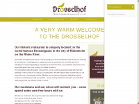 drosselhof.com Webseite Vorschau