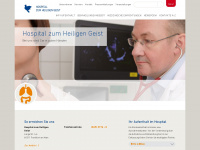 hospital-zum-heiligen-geist.de Webseite Vorschau