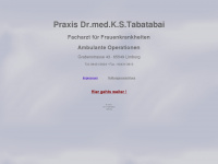 dr-tabatabai.de Webseite Vorschau