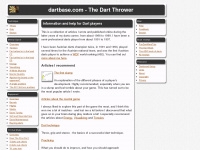 dartbase.com Webseite Vorschau