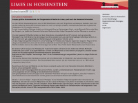 limes-in-hohenstein.de Webseite Vorschau