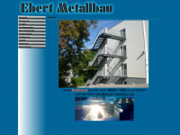 ebert-metallbau.de Webseite Vorschau