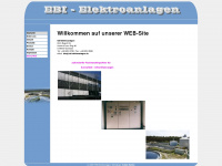 ebi-elektroanlagen.de Webseite Vorschau