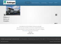 eckinger.de Webseite Vorschau
