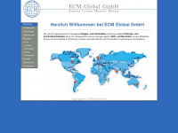 ecm-global.de Webseite Vorschau