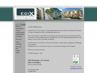 edix-group.de Webseite Vorschau