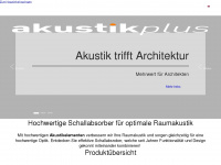 akustik-plus.com Webseite Vorschau