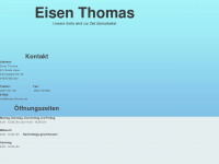 eisen-thomas.de Webseite Vorschau