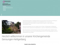 kirchspiel-gensungen.de Webseite Vorschau