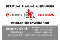 elektrodietrich.de Webseite Vorschau