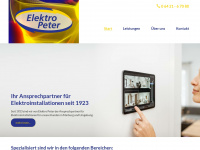 elektro-peter-marburg.de Webseite Vorschau