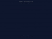 elektro-wedemeyer.de Webseite Vorschau